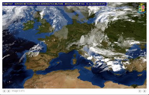 servizio meteo aeronautica militare italiana.